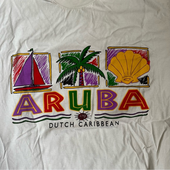 Vintage Aruba t shirt - Picture 2 of 3